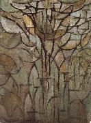 Piet Mondrian Tree painting